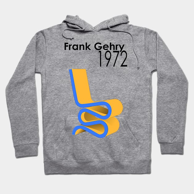 Frank Gehry Chair Hoodie by Worldengine